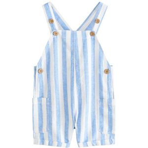 Next Tuinbroek  blauw / wit