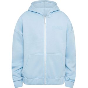 Dropsize Sweatvest  lichtblauw