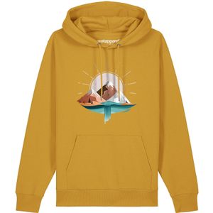 Watapparel Sweatshirt ' Sunrise & Lake '  oker / gemengde kleuren