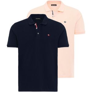 Cool Hill Shirt  navy / perzik