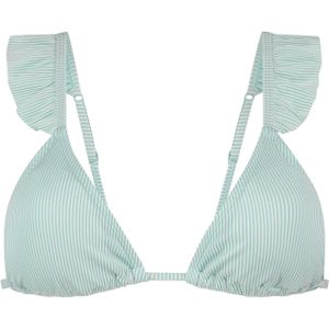 Hunkemöller Bikinitop 'Fiji'  lichtgroen / wit