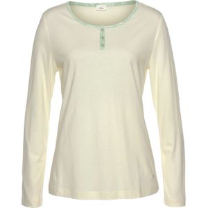 s.Oliver Shirt  ecru / groen gemêleerd