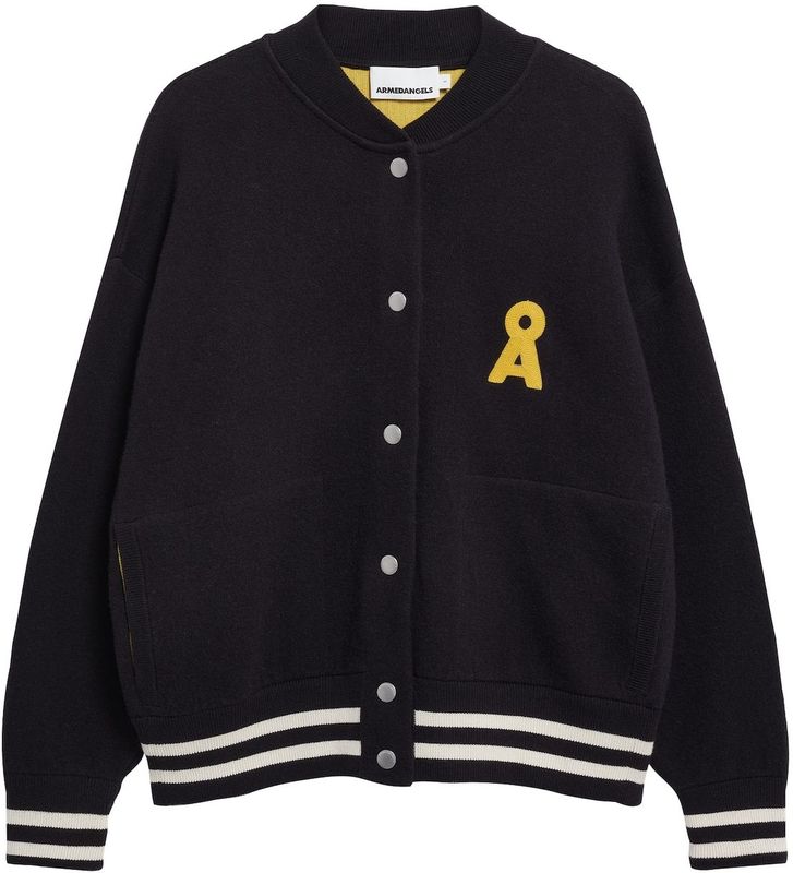 ARMEDANGELS Gebreid vest  zwart