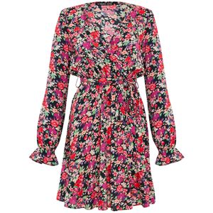 Threadbare Jurk  lichtgroen / cyclaam / rood / zwart