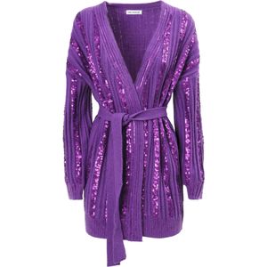 Influencer Gebreid vest  lila