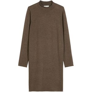 Marc O'Polo Gebreide jurk  donkerbruin
