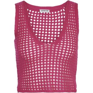 Noisy may Gebreide top 'Hope'  fuchsia