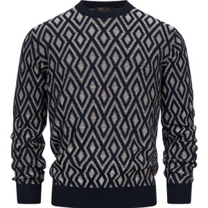 INDICODE JEANS Trui 'Scott'  navy / grijs