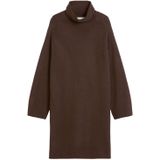 Marc O'Polo Gebreide jurk  donkerbruin