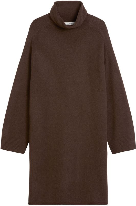 Marc O'Polo Gebreide jurk  donkerbruin