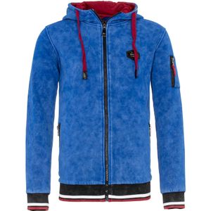 CIPO & BAXX Sweatvest  blauw / rood / zwart