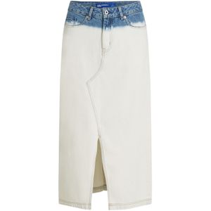 KARL LAGERFELD JEANS Rok  blauw denim / wit