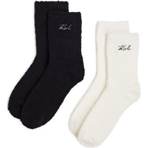 Karl Lagerfeld Sokken  crème / zwart