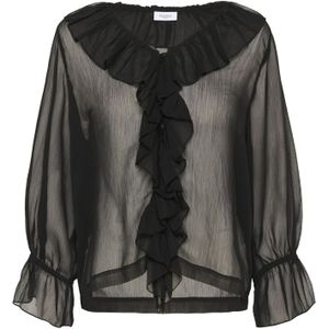 SAINT TROPEZ Blouse  zwart