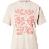 QS - Shirt - Lichtbeige - Bloemenprint