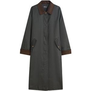 Bershka - Tussenmantel - Bruin - Klassieke Mantel