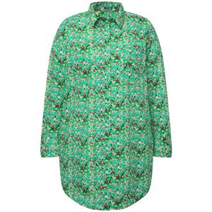 Studio Untold Blouse  bruin / groen / limoen / wit