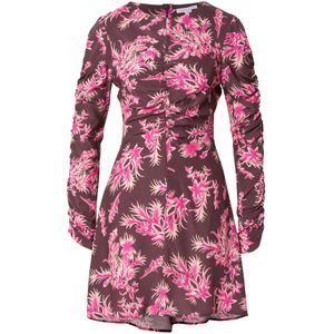 TOPSHOP Jurk  beige / cyclaam / rosa / lichtroze