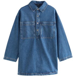 Next Blousejurk  blauw denim