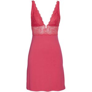 Lascana Nachthemd met Beugel Koraalrood