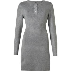 ONLY Gebreide jurk  grijs