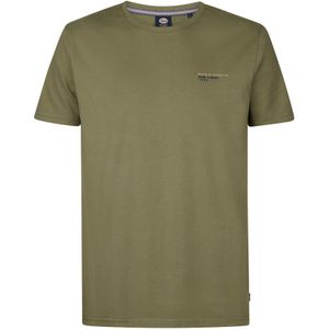 Petrol Industries Shirt  olijfgroen / zwart