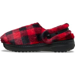 Crocs Classic Unfurgettable Buff Check Klompen Unisex Black / Red 43