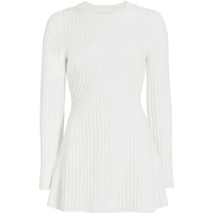 Imily Bela Gebreide jurk  wit