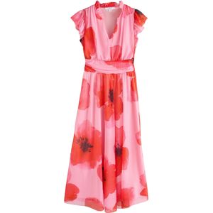 Next Jurk  rosa / rood / zwart