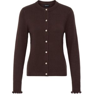 Oxmo Gebreid vest ' OXBMMNERA CARDIGAN '  bruin