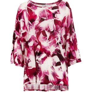 DEHA Oversized shirt  lichtroze / donkerroze / donkerrood / wit