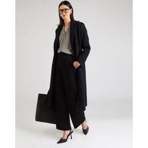 MORE & MORE Blouse  camel / zwart / wit