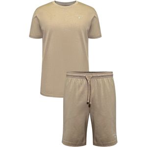 SikSilk - Huispak - Beige - Katoen - Knielengte - Kwartmouw