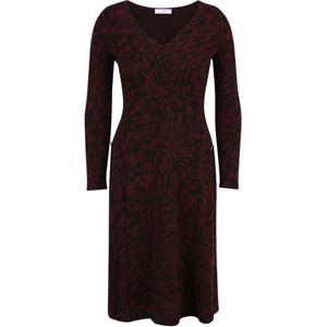 Wallis Petite Jurk  bessen / zwart