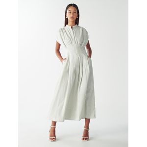 Willa Jurk 'Otis'  olijfgroen / wit