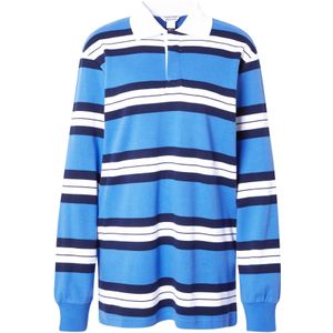 Monki Jurk  navy / hemelsblauw / wit