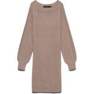 VERO MODA Gebreide jurk 'VMHOLLYKARIS'  bruin