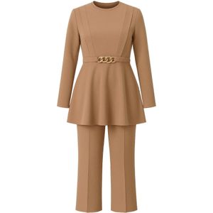 MODAMIHRAM Broekpak  lichtbruin