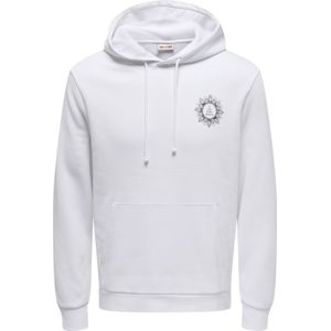 Only & Sons Sweatshirt 'ONSCHASE'  zwart / wit