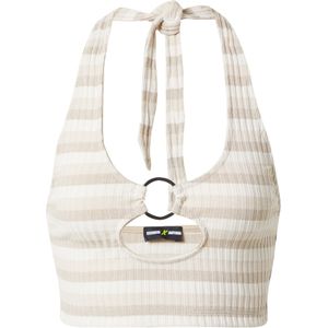 ABOUT YOU x Antonia Top ' Carey'  beige / sand / wit