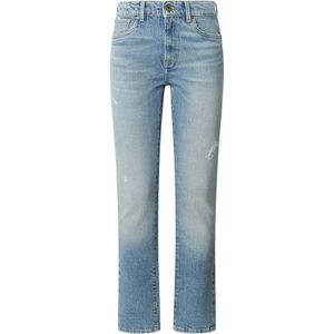 Pepe Jeans - Grace - Lichtblauwe Jeans - Slimfit - Ripped