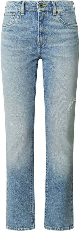 Pepe Jeans - Grace - Lichtblauwe Jeans - Slimfit - Ripped
