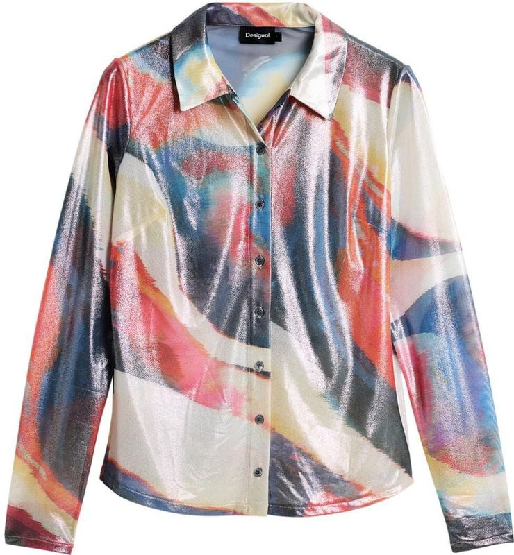 Desigual Blouse  gemengde kleuren / rood