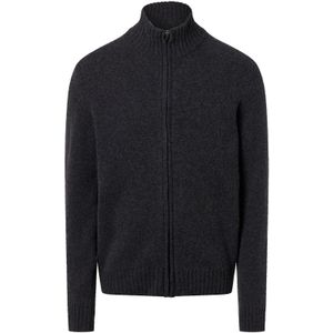 Nils Sundström Gebreid vest  antraciet