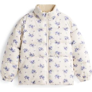 TOMMY HILFIGER Winterjas  lichtblauw / lila / lichtlila / natuurwit