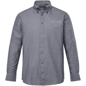 Men Plus Overhemd  grijs