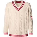 Pepe Jeans - PM7000021 Tempo - Gebreide Trui - Wit - Casual - Katoen