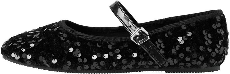 Ballerina's - Pailletten - Sluiting gesp - Rubber zool