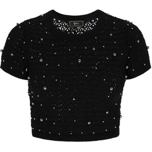 Faina - Fashion Look - Haltertop - Zwart