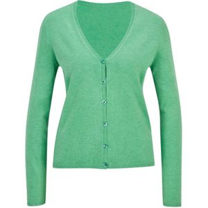 MADELEINE Gebreid vest  groen